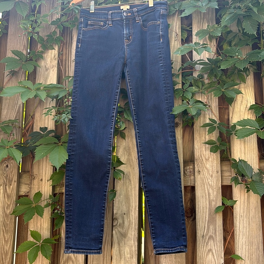 JCrew skinny jeans stretch blue size 26/28 great condition!